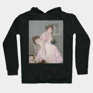 Portrait of Miss Ella Carmichael by Edmond Aman-Jean Hoodie